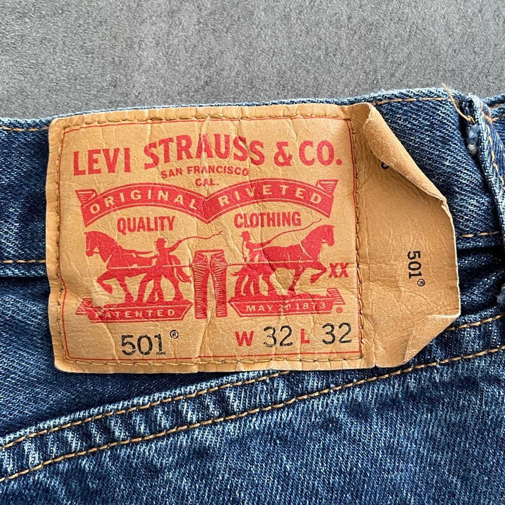 Levis 501 mid blue denim pants 32W x 32L